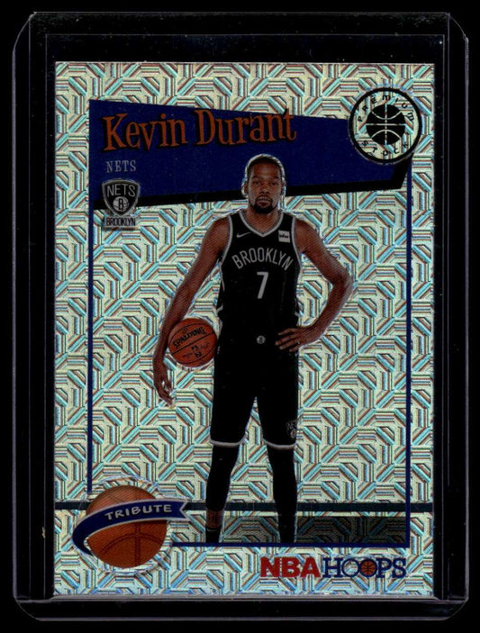 2019-20 Hoops Premium Stock #284 Kevin Durant Prizms Silver Mojo