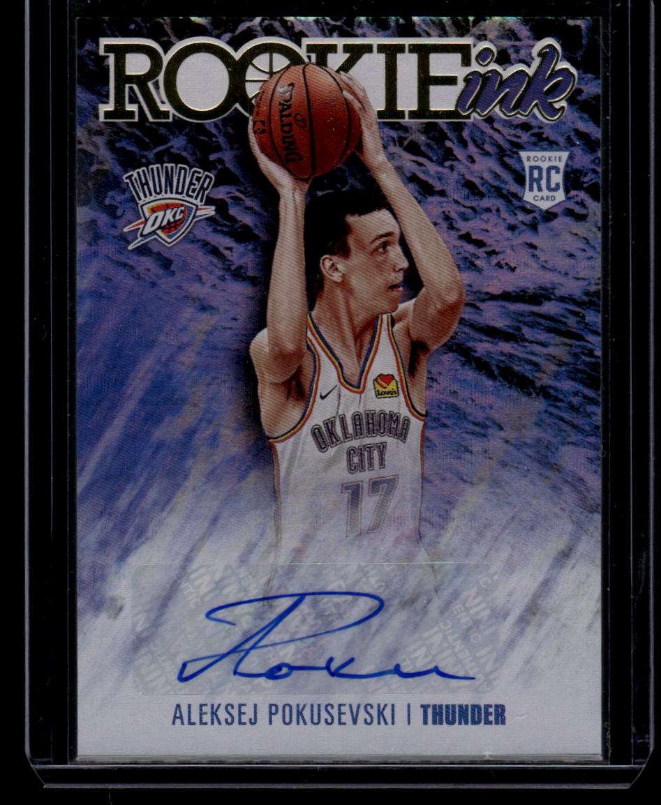 2020-21 Hoops #RI-APO Aleksej Pokusevski Rookie Ink