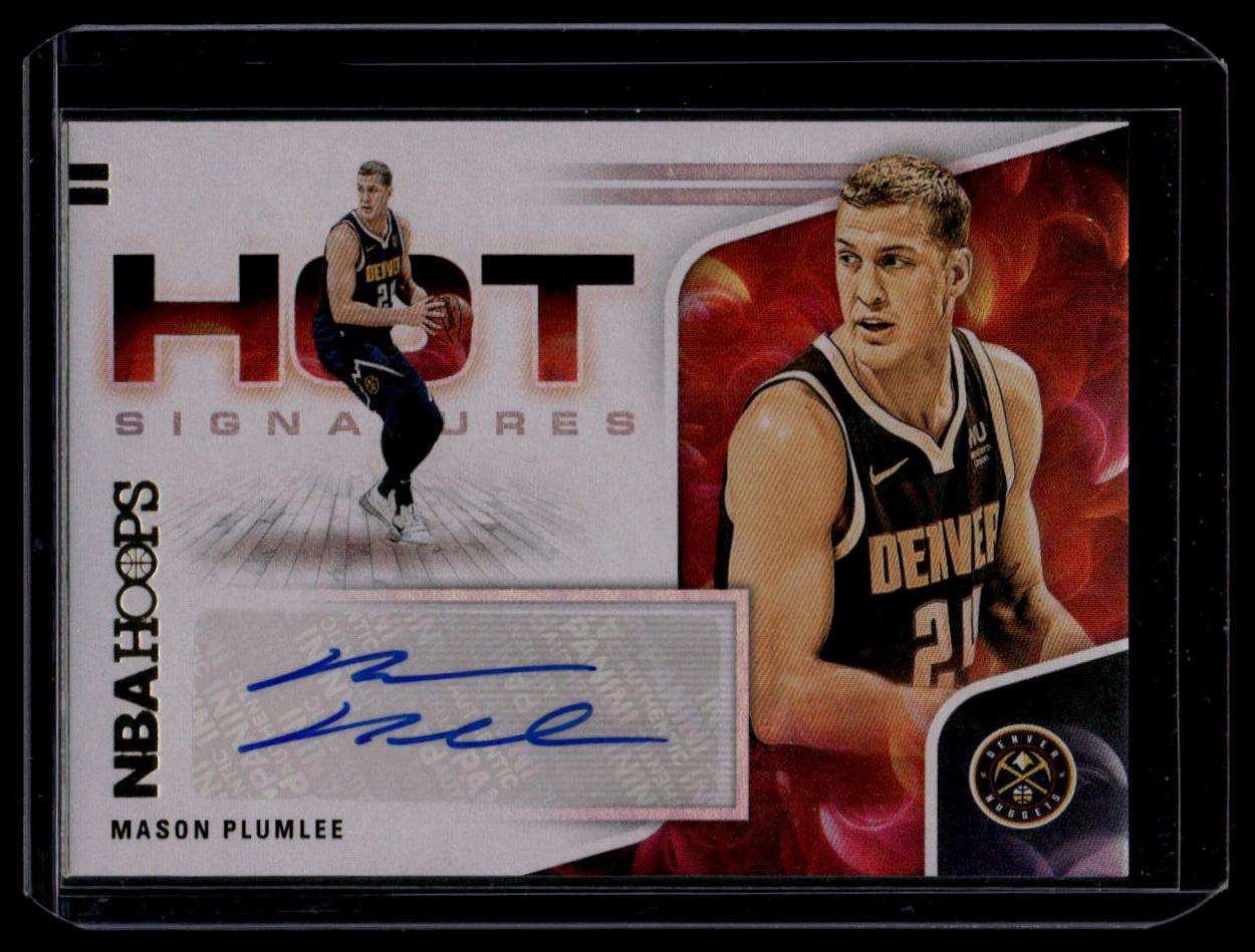 2020-21 Hoops #HS-MPL Mason Plumlee Hot Signatures