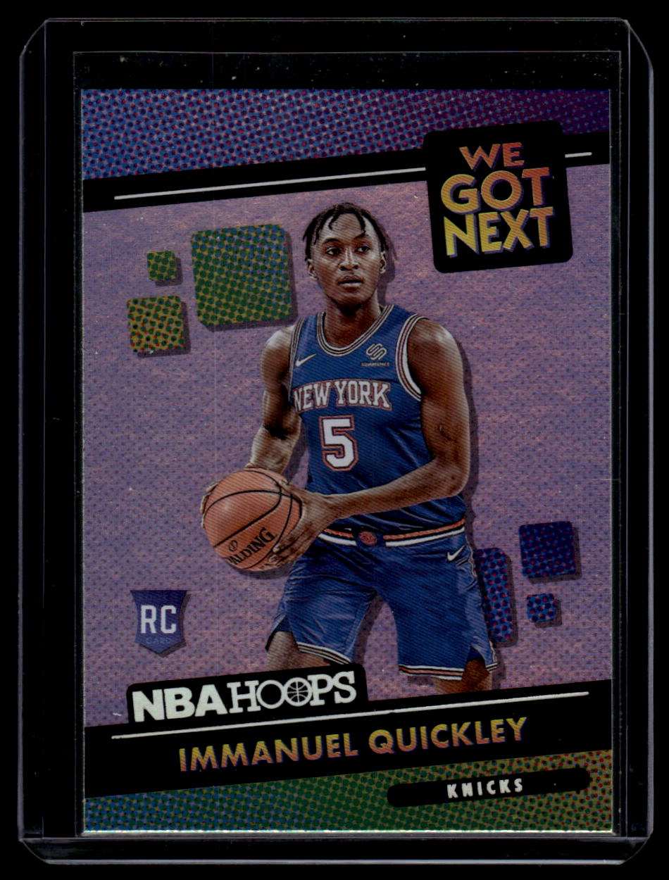 2020-21 Hoops #25 Immanuel Quickley We Got Next Holo