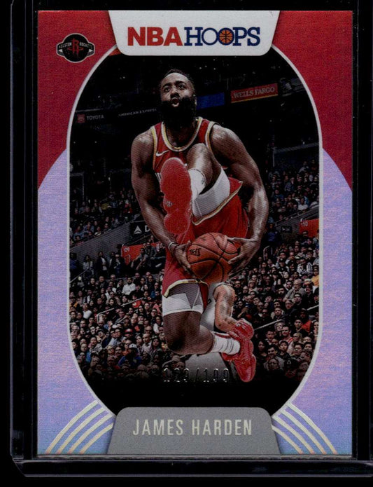 2020-21 Hoops #178 James Harden Silver #/199