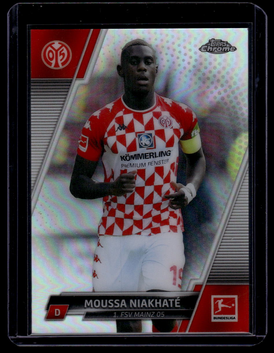 2021-22 Topps Chrome Bundesliga #73 Moussa Niakhaté Refractors