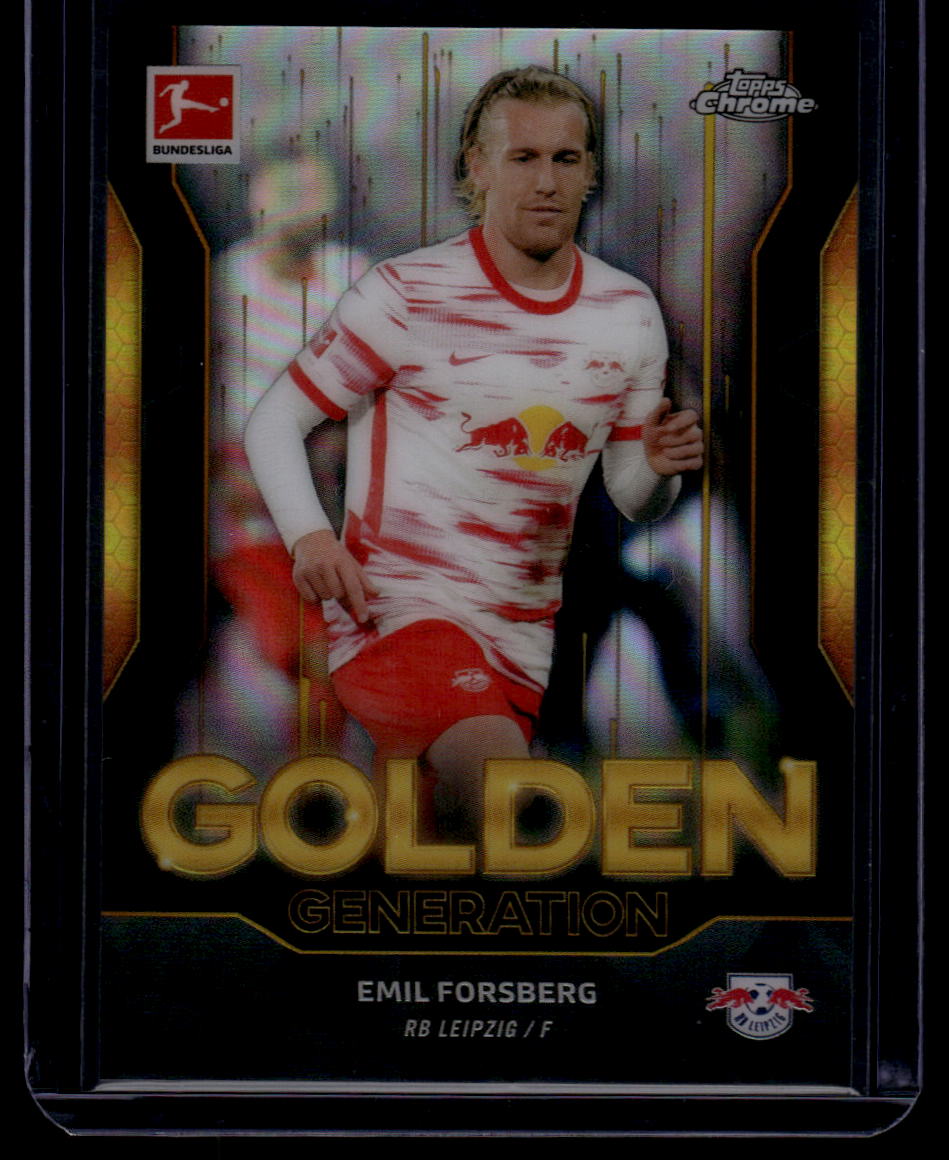 2021-22 Topps Chrome Bundesliga #GG-EF Emil Forsberg Golden Generation