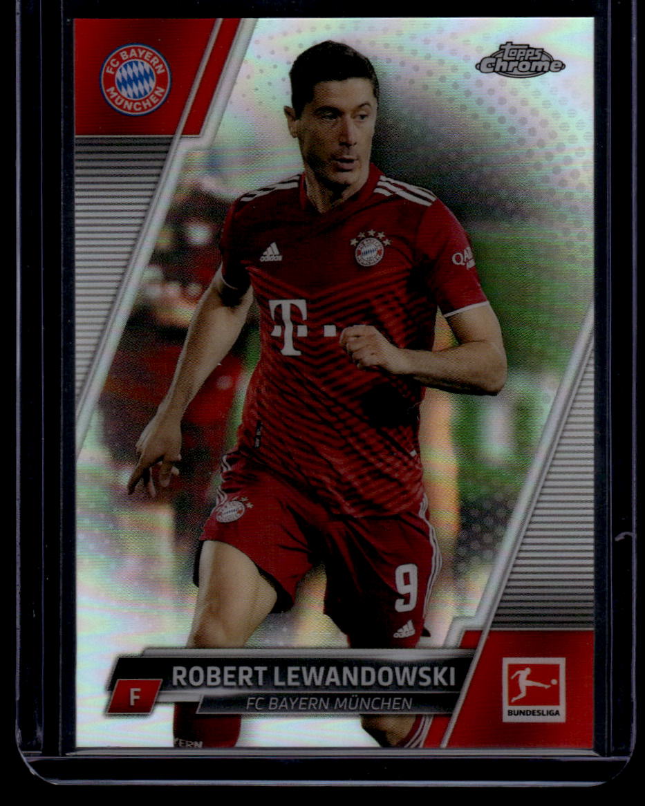 2021-22 Topps Chrome Bundesliga #83 Robert Lewandowski Refractors