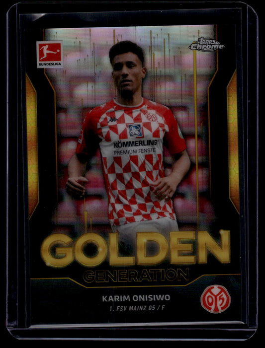 2021-22 Topps Chrome Bundesliga #GG-KO Karim Onisiwo Golden Generation