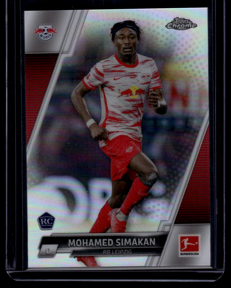 2021-22 Topps Chrome Bundesliga #65 Mohamed Simakan Refractors