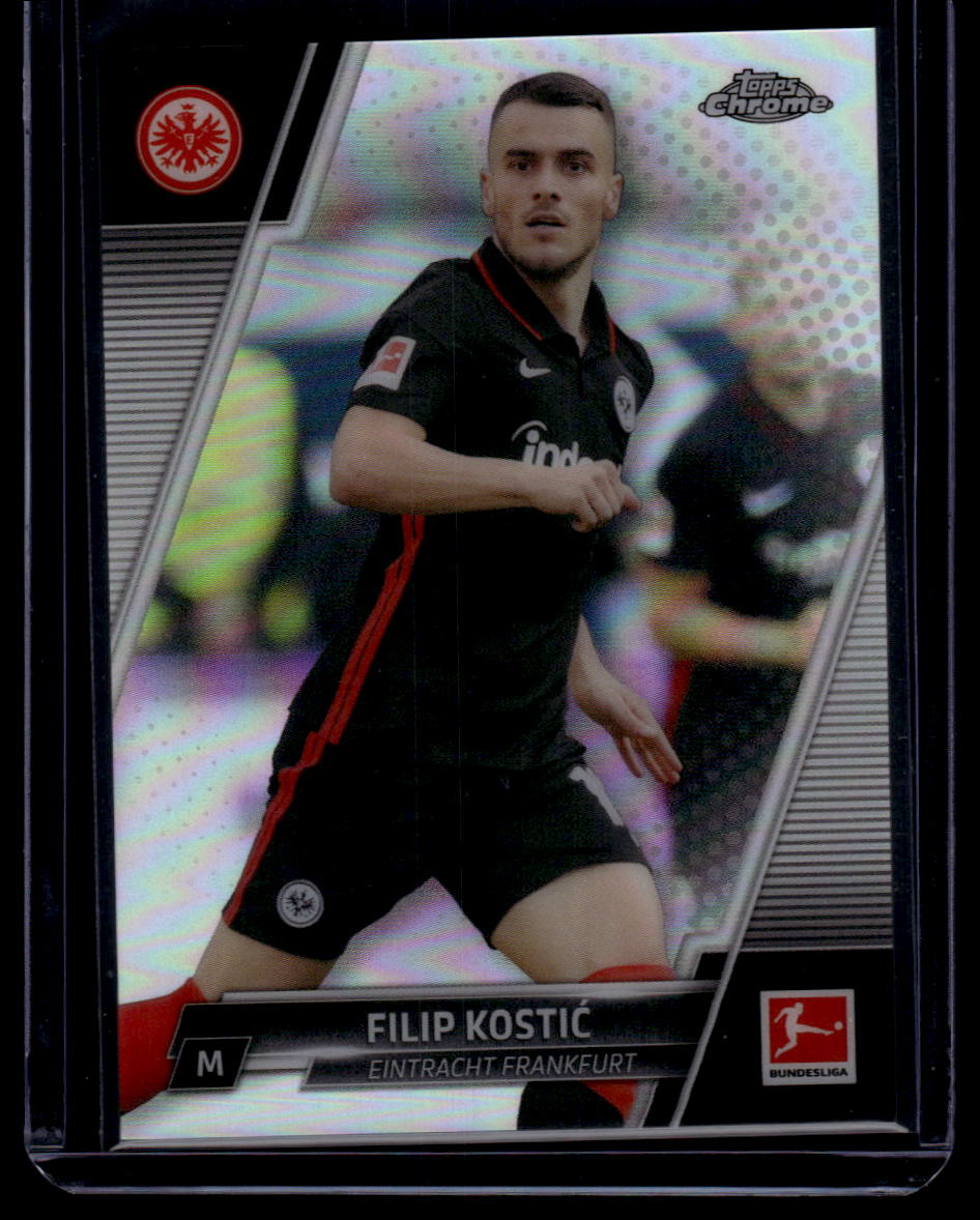 2021-22 Topps Chrome Bundesliga #35 Filip Kostić Refractors