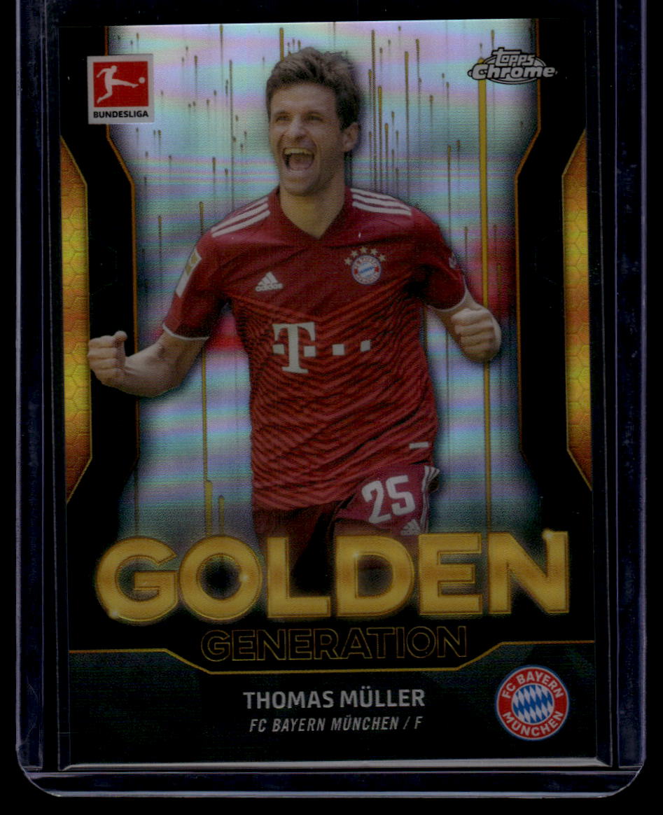 2021-22 Topps Chrome Bundesliga #GG-TM Thomas Müller Golden Generation