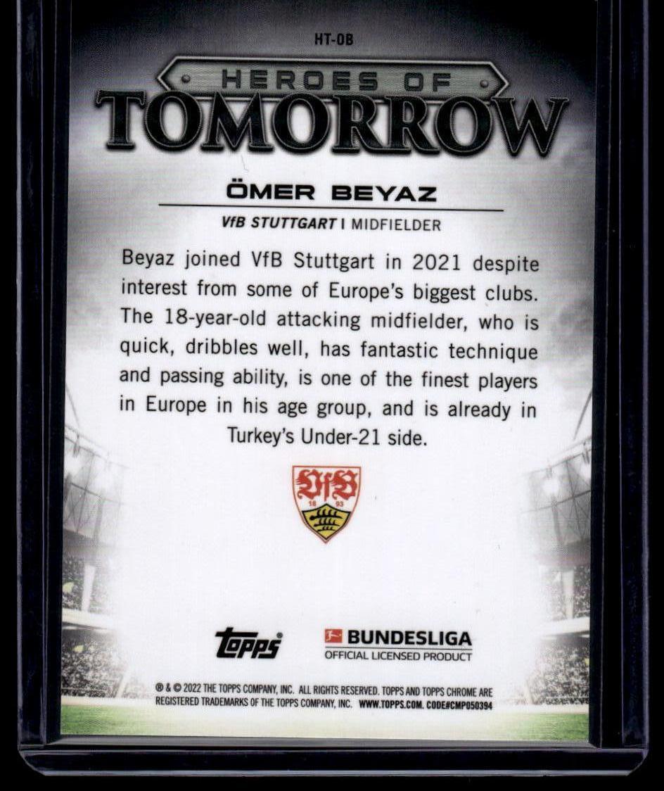 2021-22 Topps Chrome Bundesliga #HT-OB Ömer Beyaz Heroes of Tomorrow