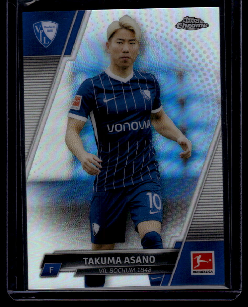 2021-22 Topps Chrome Bundesliga #25 Takuma Asano Refractors