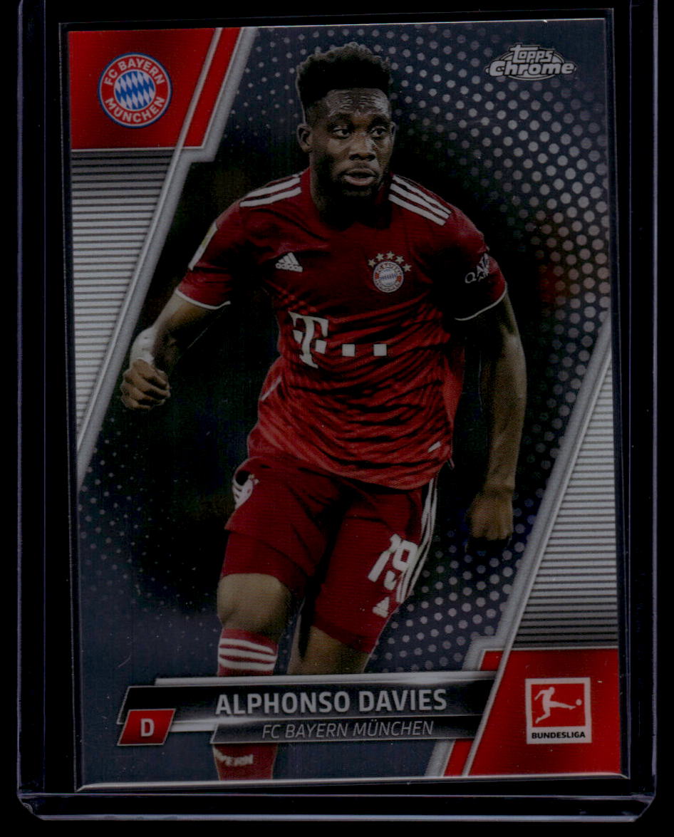 2021-22 Topps Chrome Bundesliga #82 Alphonso Davies