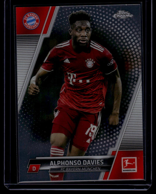 2021-22 Topps Chrome Bundesliga #82 Alphonso Davies