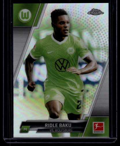 2021-22 Topps Chrome Bundesliga #96 Ridle Baku Refractors