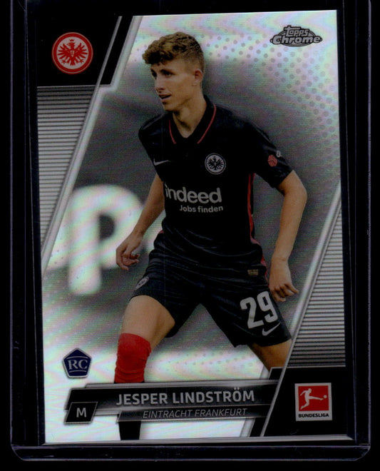 2021-22 Topps Chrome Bundesliga #37 Jesper Lindstrom Refractors