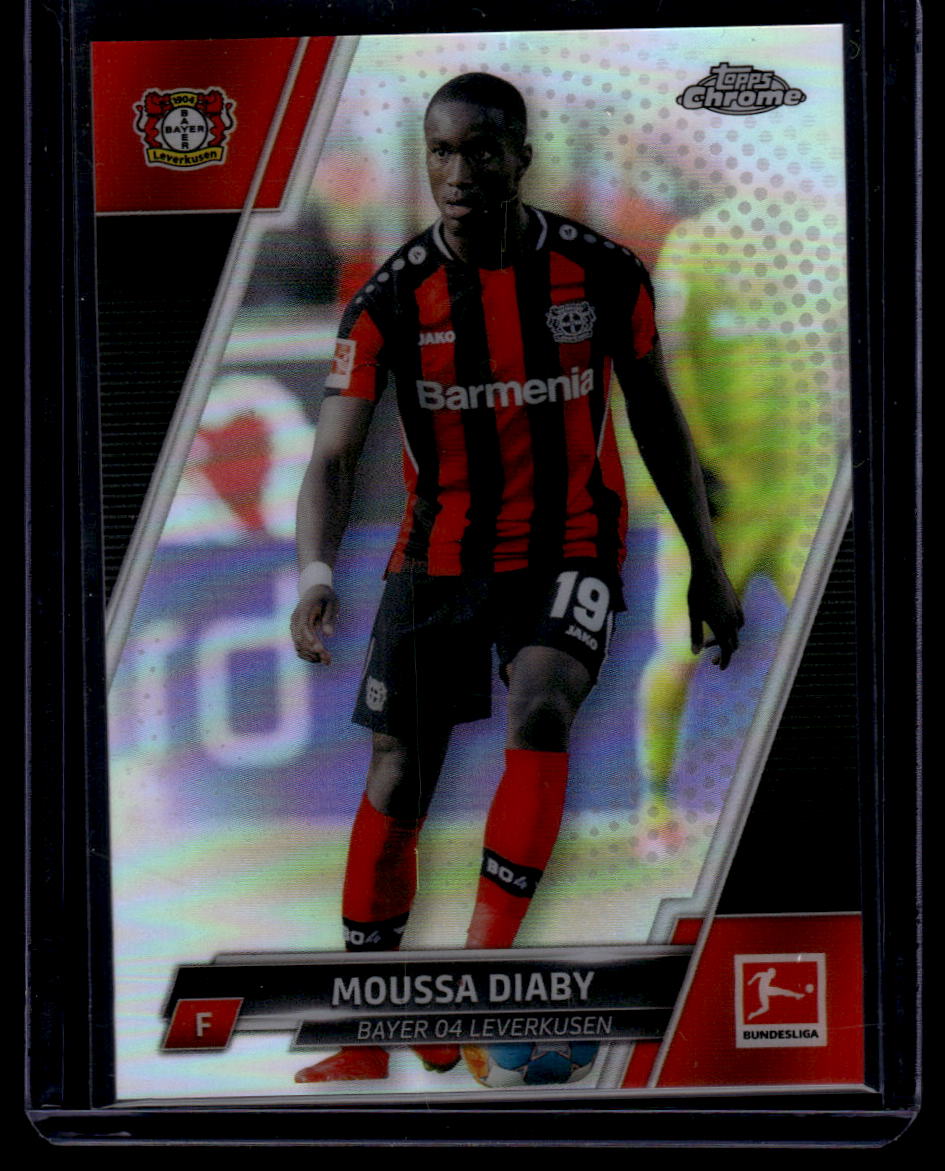 2021-22 Topps Chrome Bundesliga #67 Moussa Diaby Refractors