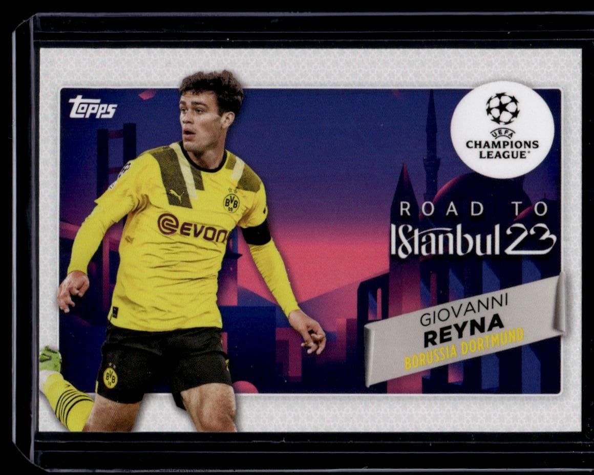 2022-23 Topps UEFA Club Competitions #RF-4 Giovanni Reyna Road to the Final