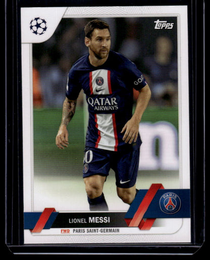 2022-23 Topps UEFA Club Competitions #1 Lionel Messi