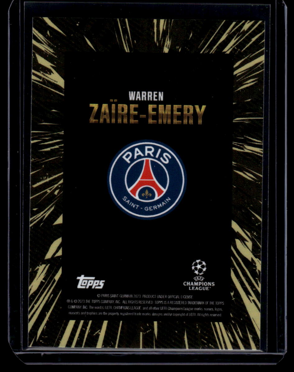 2023-24 Topps Gold UEFA Club Competitions #NNO Warren Zaire-Emery