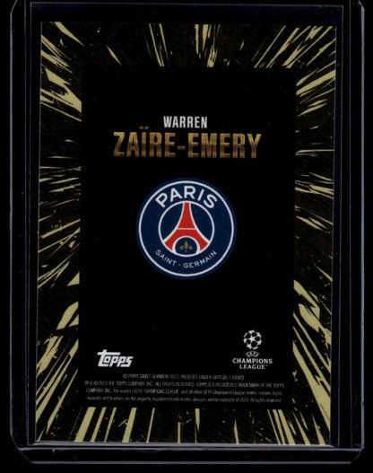 2023-24 Topps Gold UEFA Club Competitions #NNO Warren Zaire-Emery