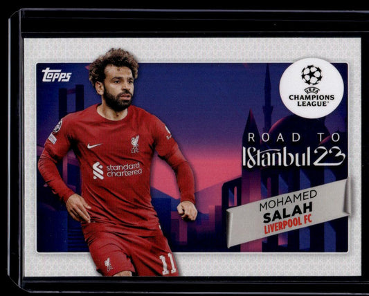 2022-23 Topps UEFA Club Competitions #RF-13 Mohamed Salah Road to the Final