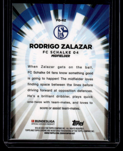 2022-23 Topps Chrome Bundesliga #FG-RZ Rodrigo Zalazar Flash of Genius