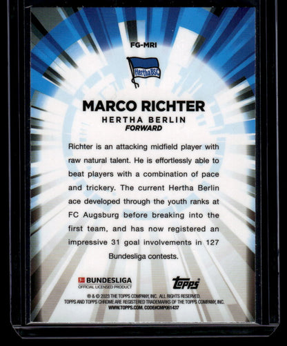 2022-23 Topps Chrome Bundesliga #FG-MRI Marco Richter Flash of Genius