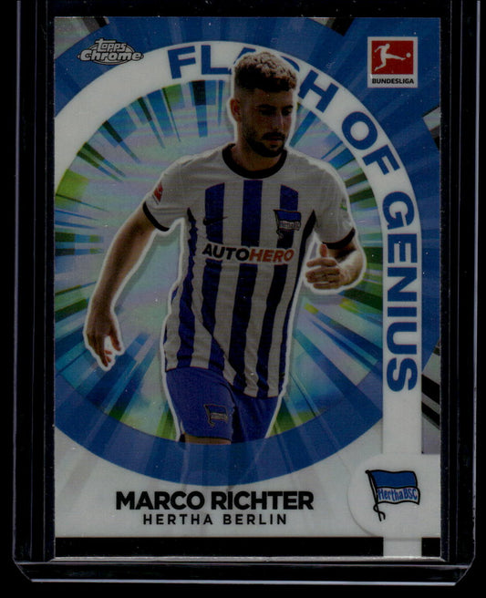 2022-23 Topps Chrome Bundesliga #FG-MRI Marco Richter Flash of Genius