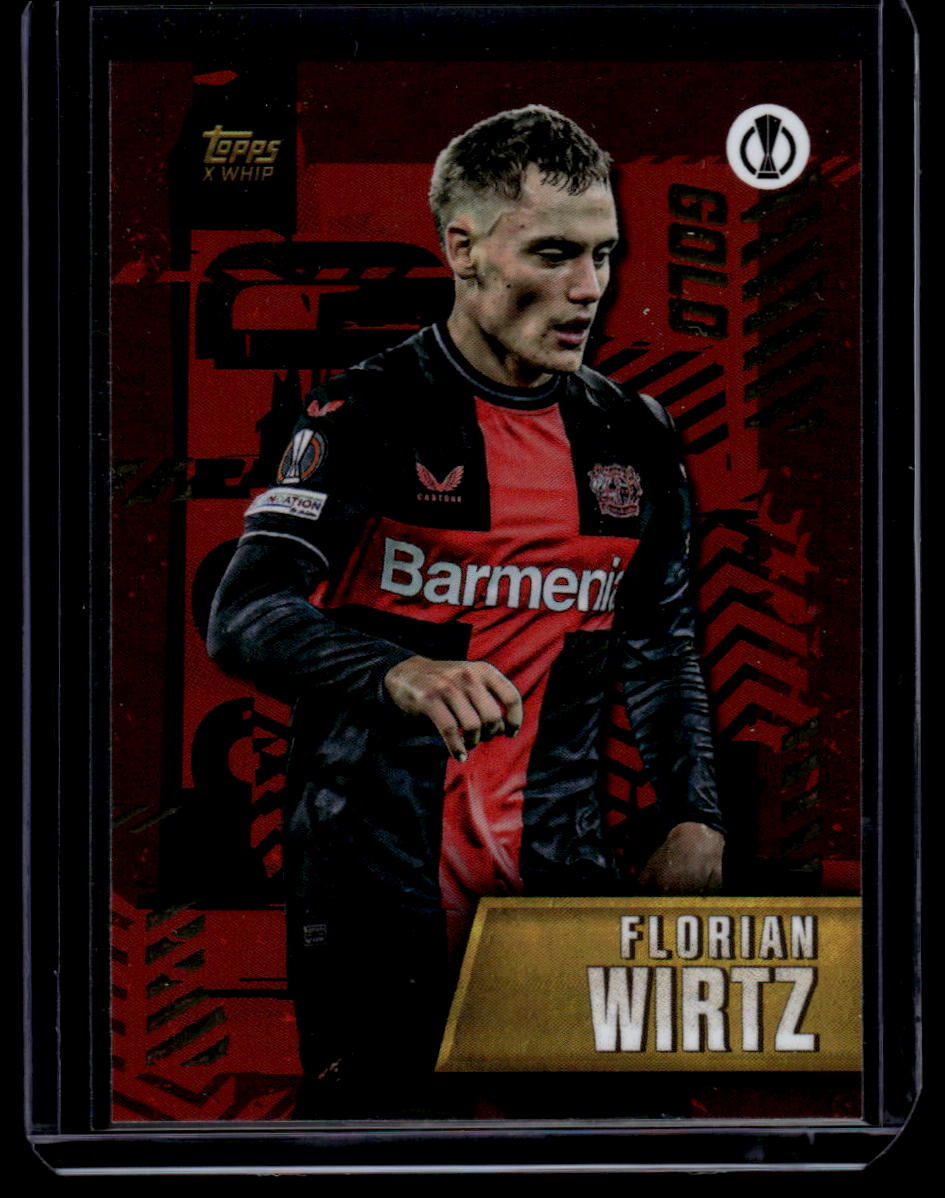 2023-24 Topps Gold UEFA Club Competitions #NNO Florian Wirtz Gold