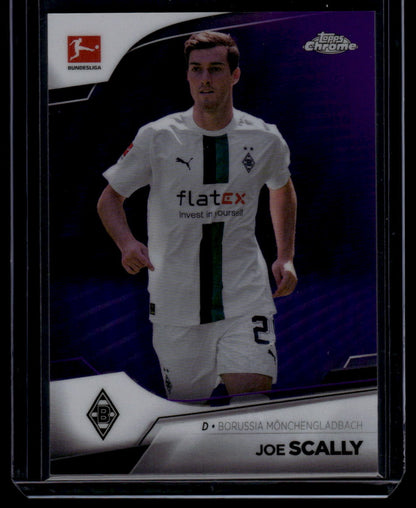 2022-23 Topps Chrome Bundesliga #73 Joe Scally Purple Refractor #/299