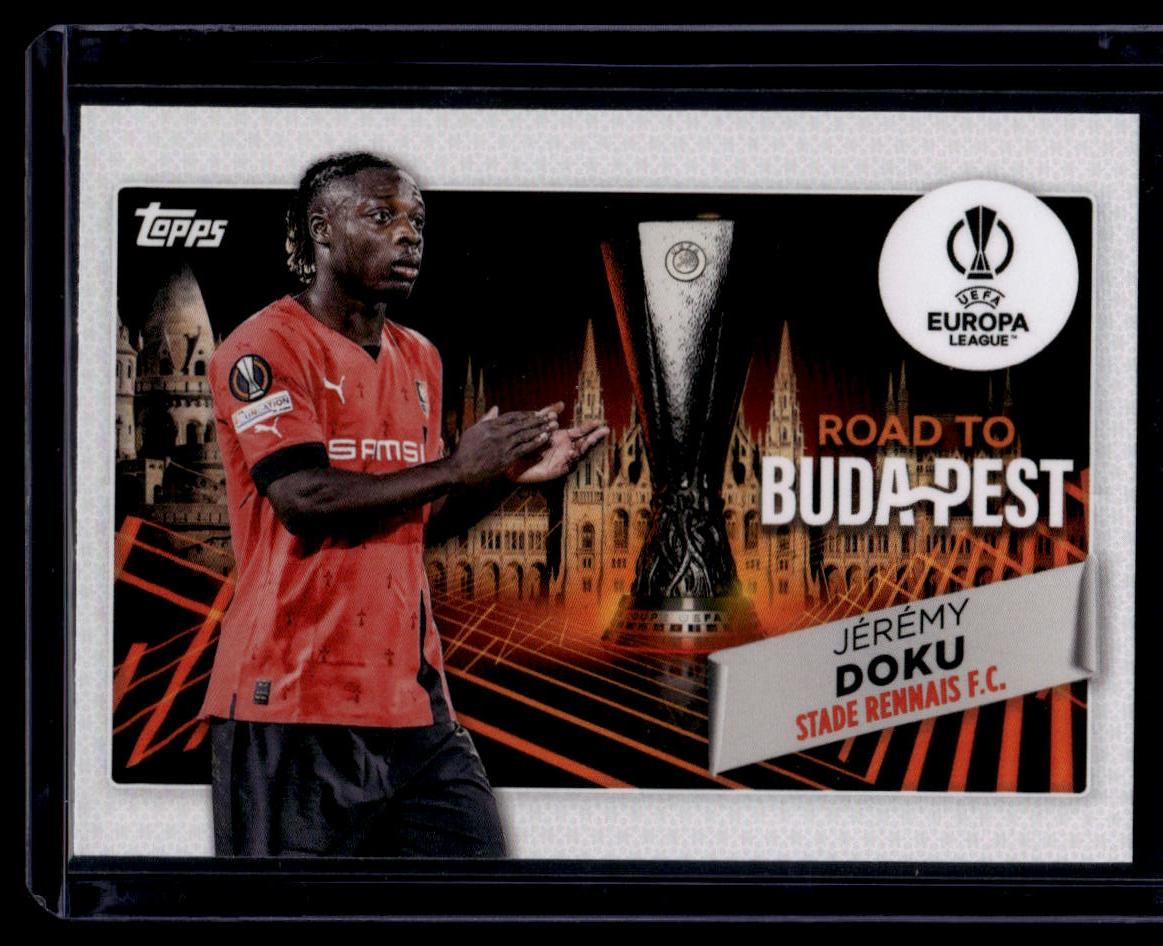 2022-23 Topps UEFA Club Competitions #RF-12 Jérémy Doku Road to the Final