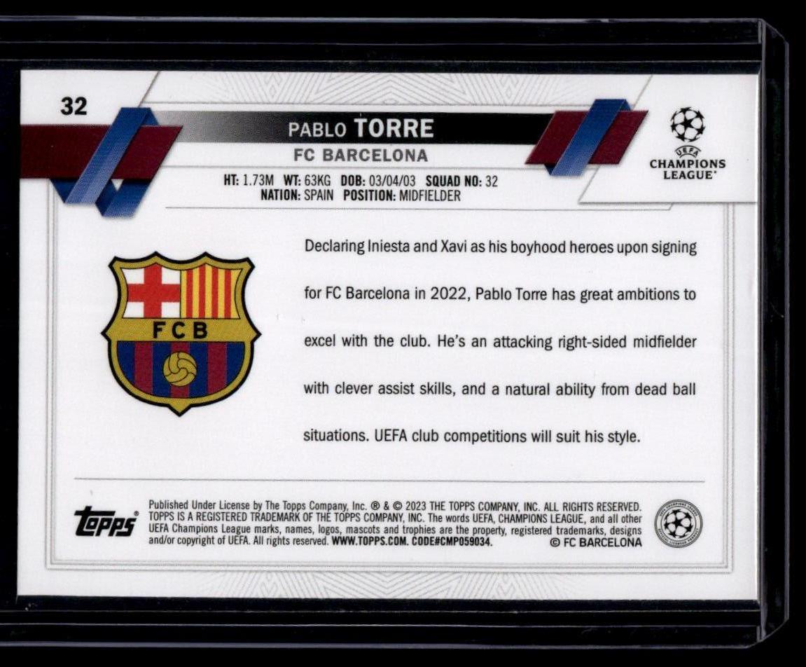 2022-23 Topps UEFA Club Competitions #32 Pablo Torre