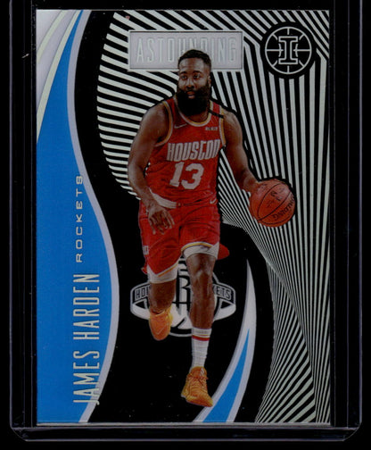 2019-20 Panini Illusions #3 James Harden Astounding Sapphire