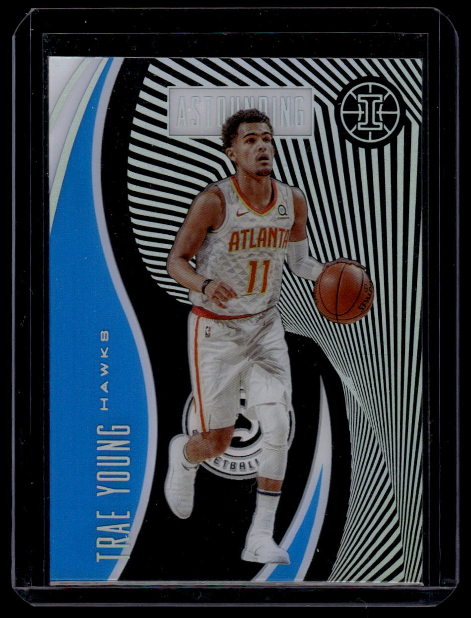 2019-20 Panini Illusions #20 Trae Young Astounding Sapphire