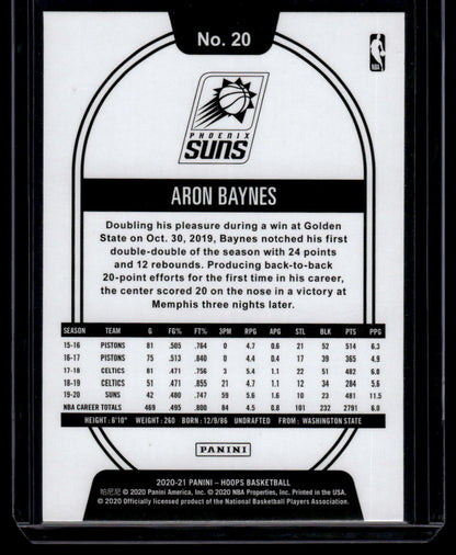 2020-21 Hoops #20 Aron Baynes
