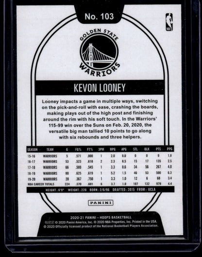 2020-21 Hoops #103 Kevon Looney