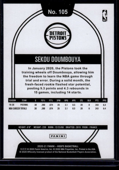 2020-21 Hoops #105 Sekou Doumbouya