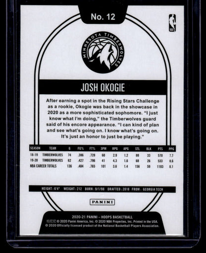 2020-21 Hoops #12 Josh Okogie