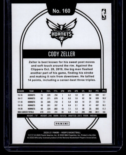 2020-21 Hoops #160 Cody Zeller