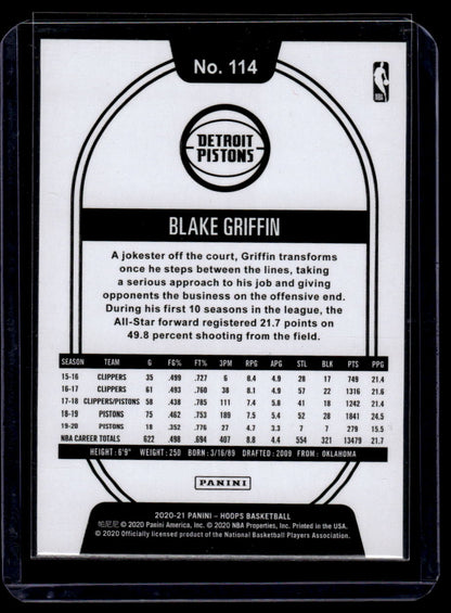 2020-21 Hoops #114 Blake Griffin