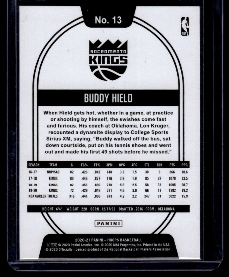 2020-21 Hoops #13 Buddy Hield