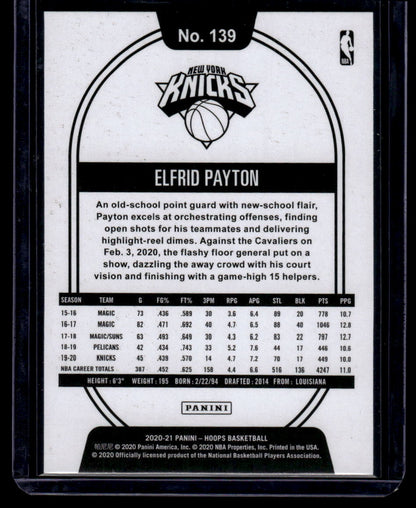 2020-21 Hoops #139 Elfrid Payton