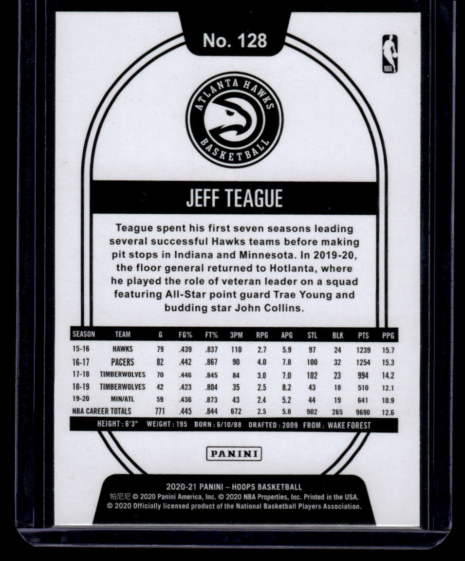 2020-21 Hoops #128 Jeff Teague