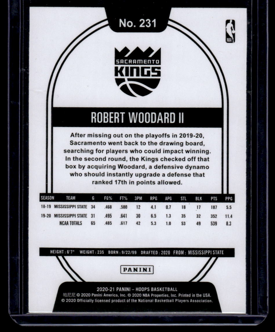 2020-21 Hoops #231 Robert Woodard II