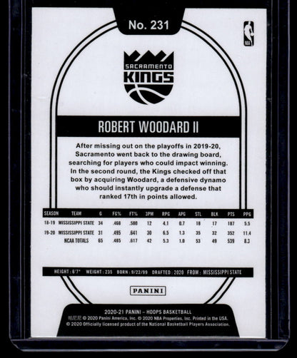 2020-21 Hoops #231 Robert Woodard II