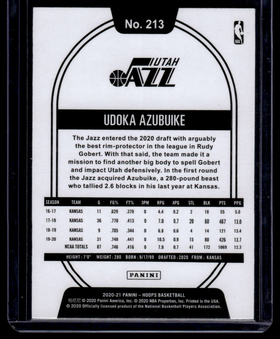 2020-21 Hoops #213 Udoka Azubuike