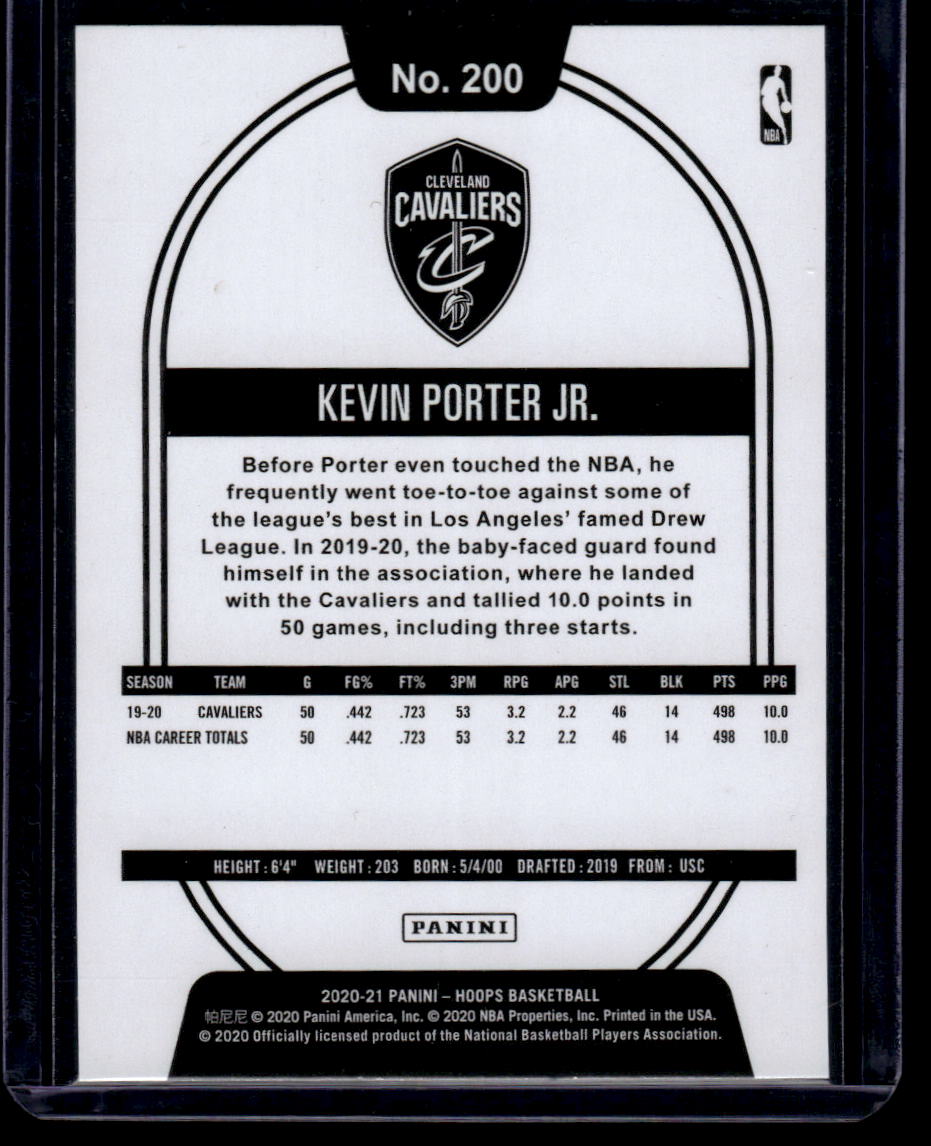 2020-21 Hoops #200 Kevin Porter Jr.