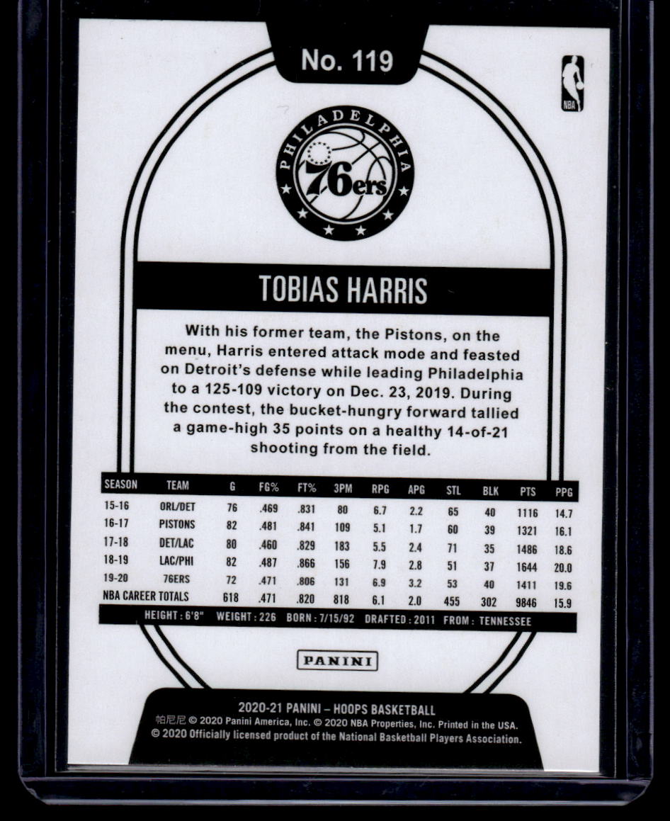 2020-21 Hoops #119 Tobias Harris