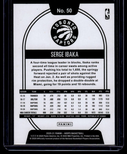 2020-21 Hoops #50 Serge Ibaka