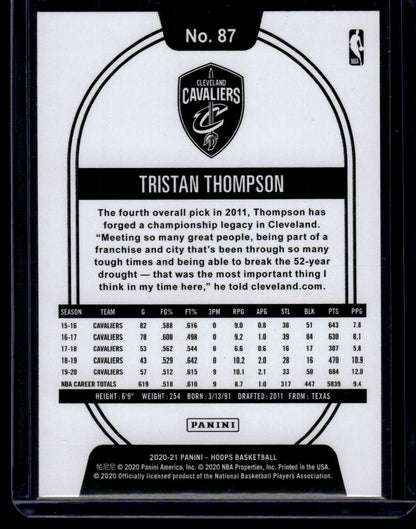 2020-21 Hoops #87 Tristan Thompson