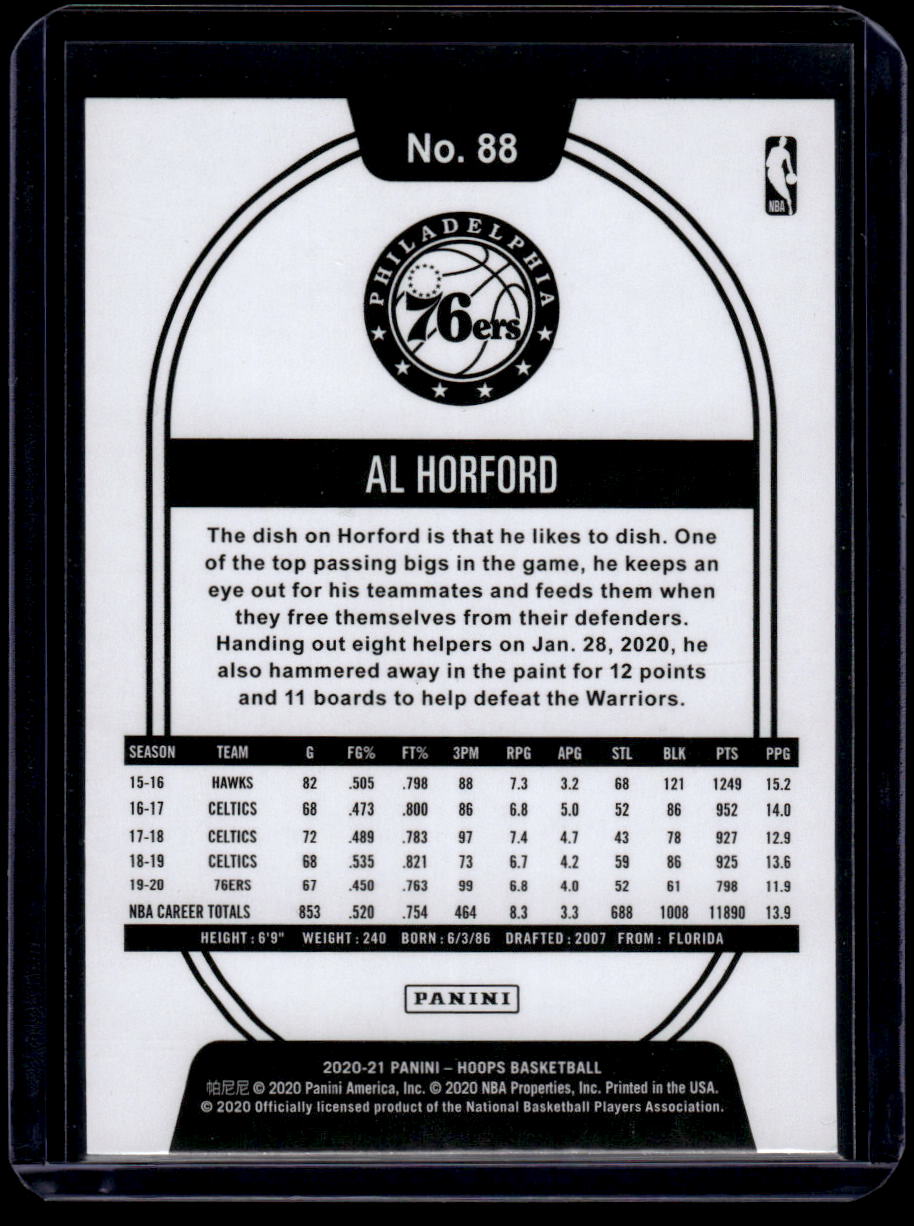 2020-21 Hoops #88 Al Horford